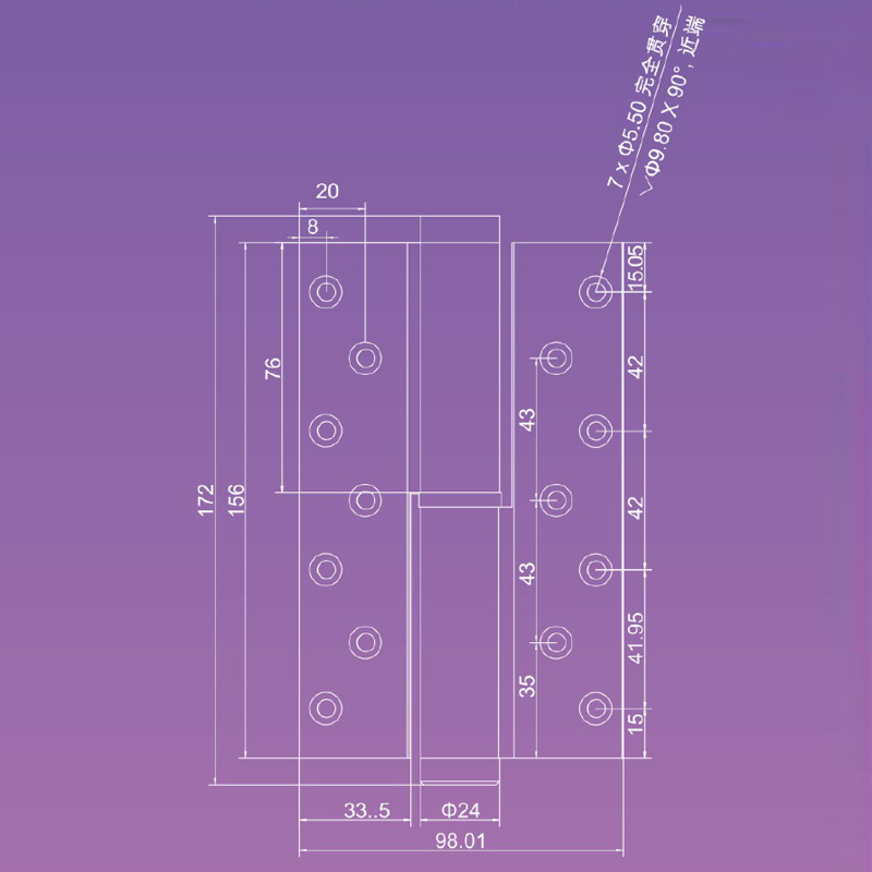 Hydraulic hinge-MC type